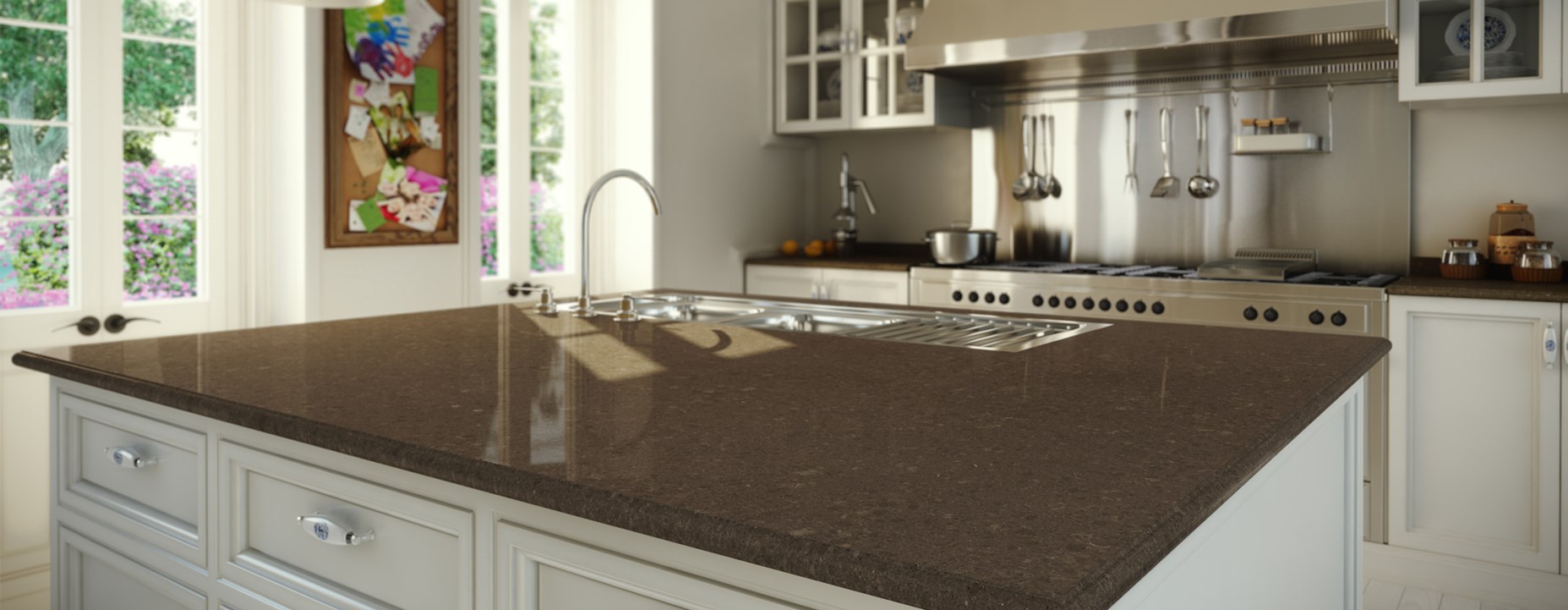 Столешницы и остров Caesarstone Classico